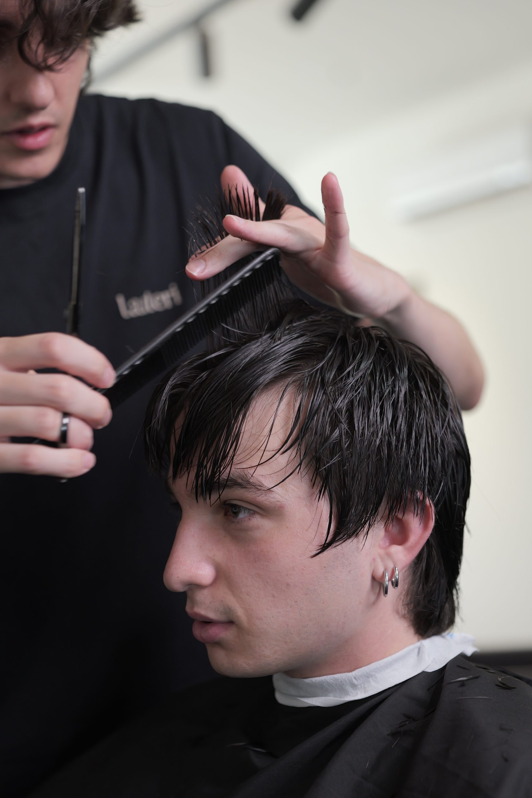 Men's haircut at Lauteri